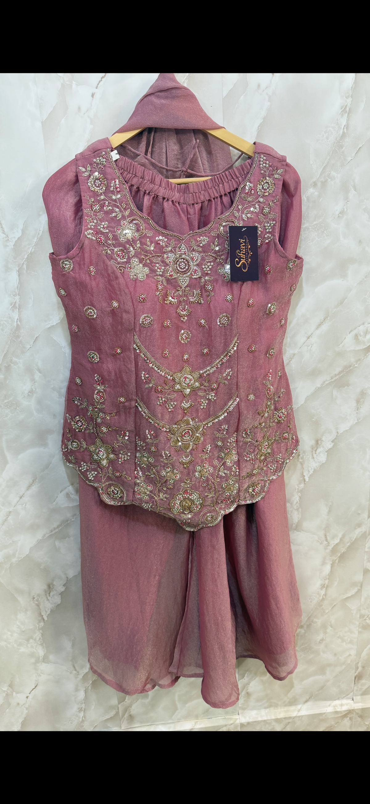 Designer sharara set SF654
