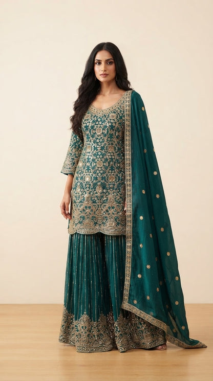 Party wear sharara suit SF658
