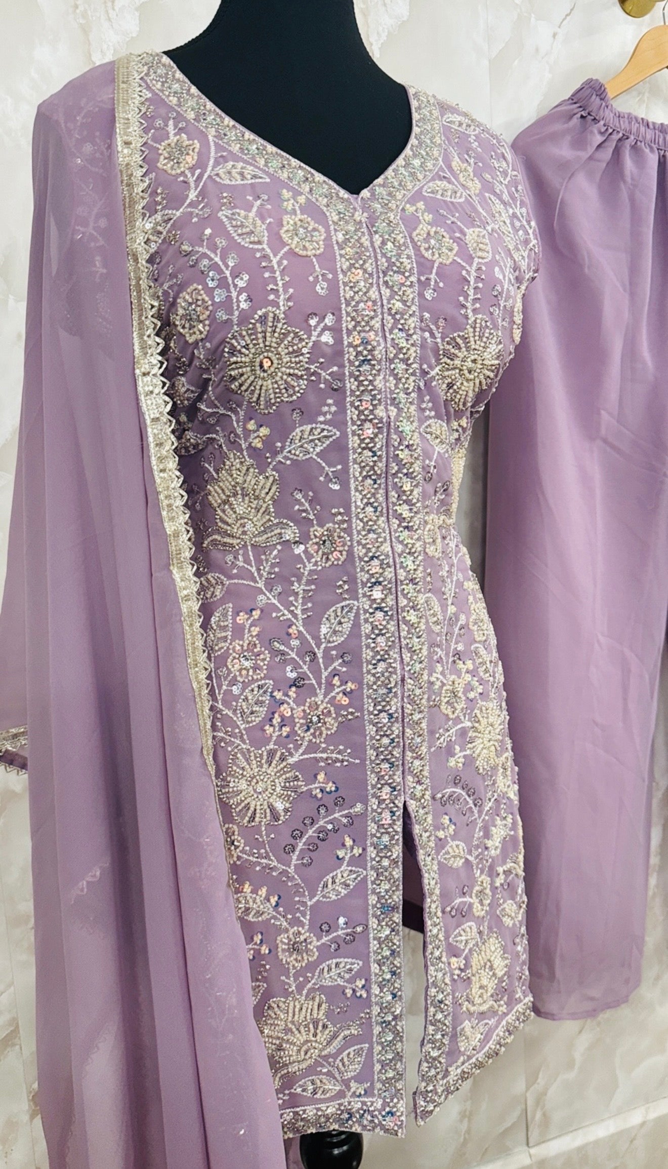 Georgette sharara suit