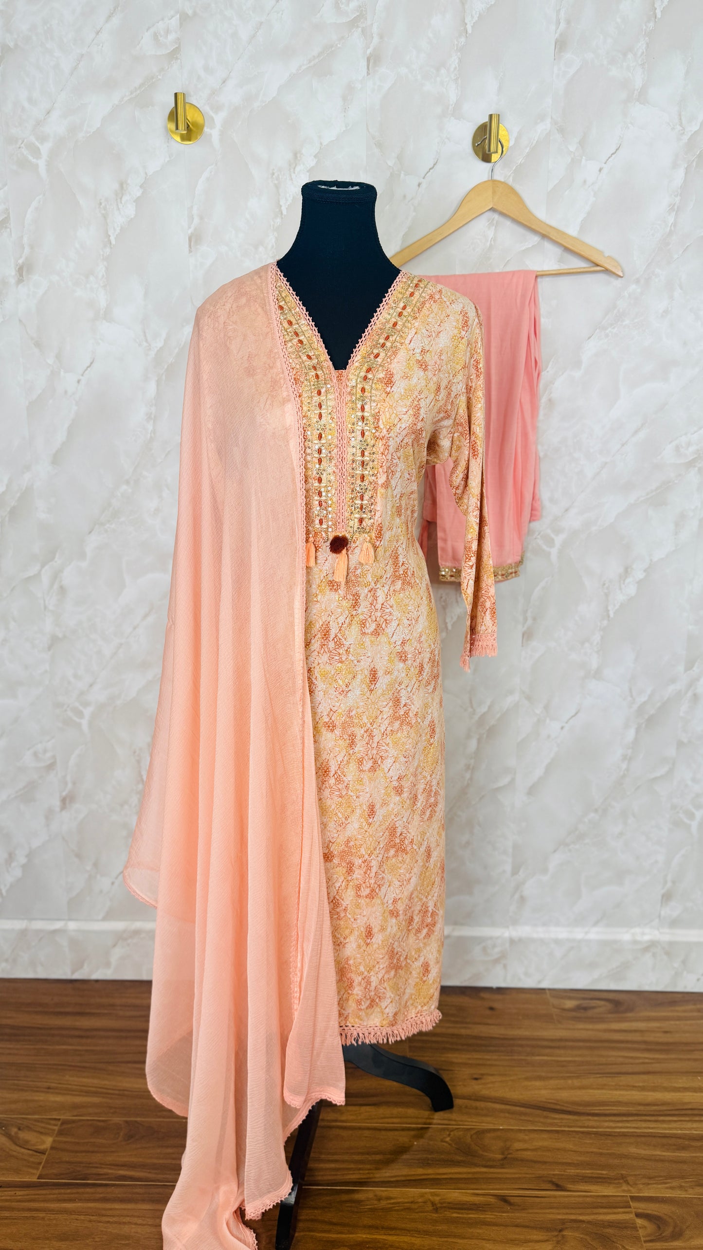 Soft rayon cotton suit