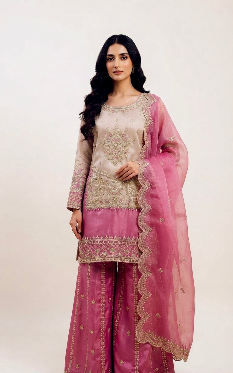 Beautiful designer sharara suit  SF455