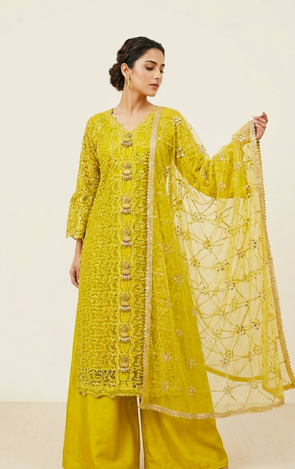 Party wear plazzo suit
