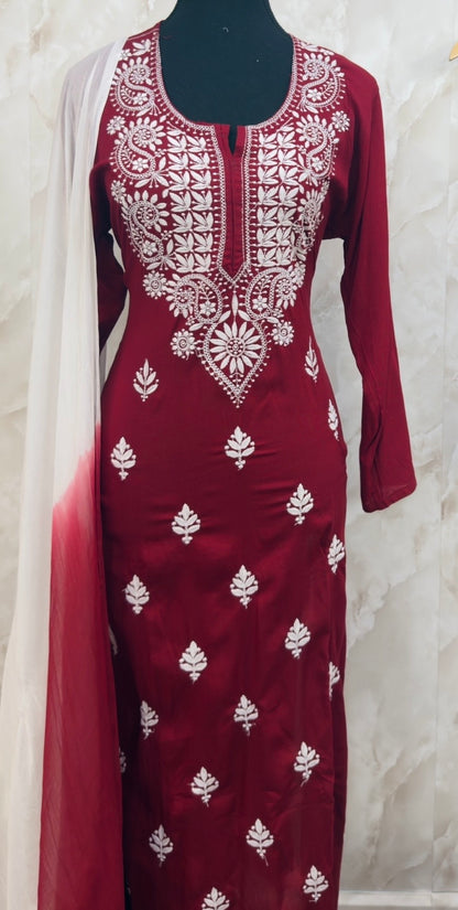 Rayon cotton suit