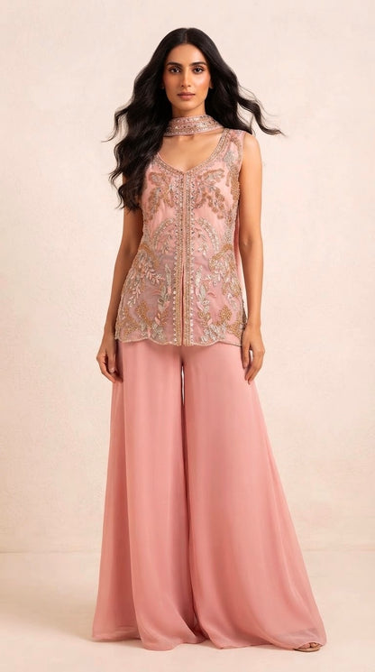 Designer sharara set SF638
