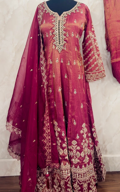Heavy party wear anarkali