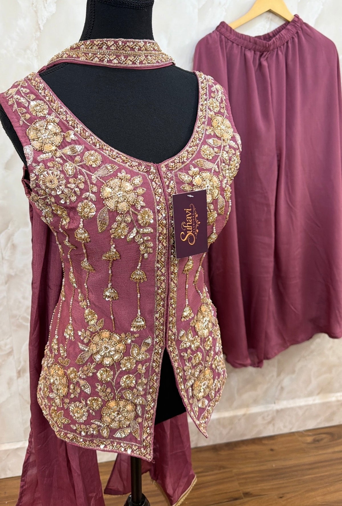 Designer sharara set SF619