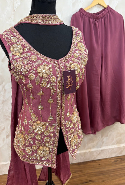 Designer sharara set SF619