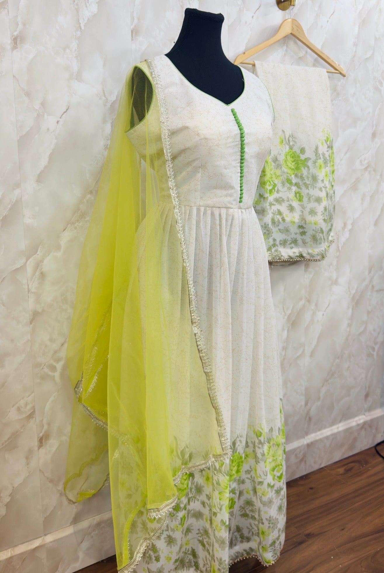 Georgette frock suit