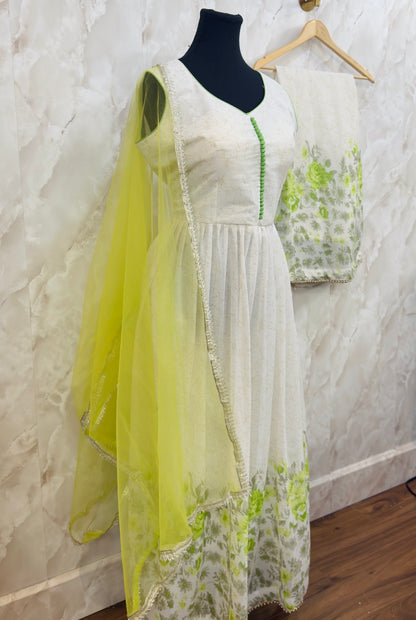 Georgette frock suit