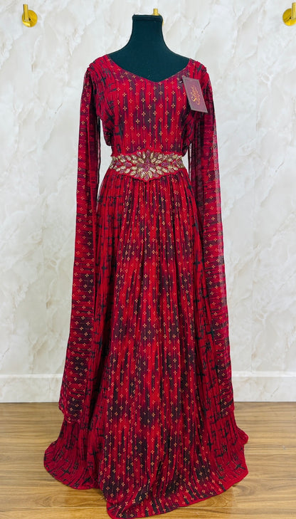 Designer georgette gown