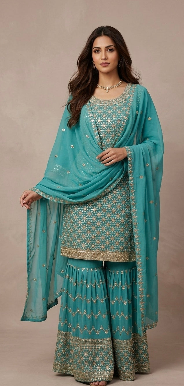 Party wear garara suit
