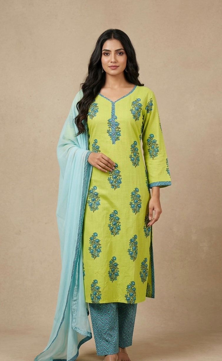 Soft Rayon cotton suit