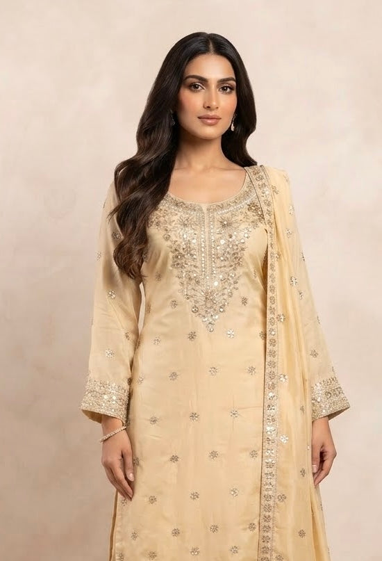 Partywear sharara suit SF643