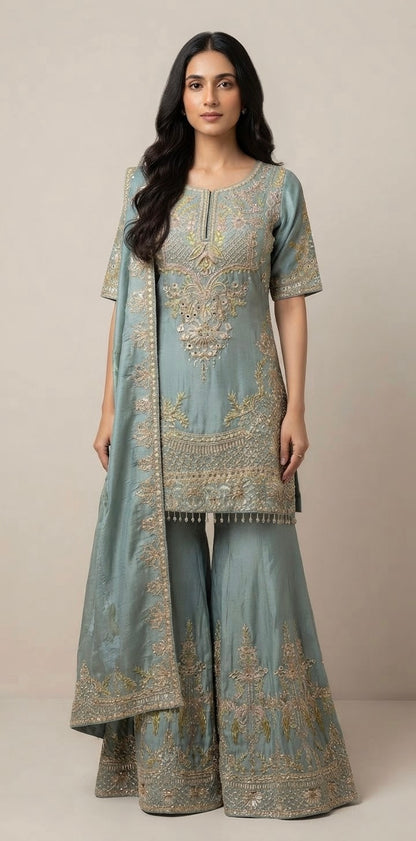 Party wear sharara suit SF661