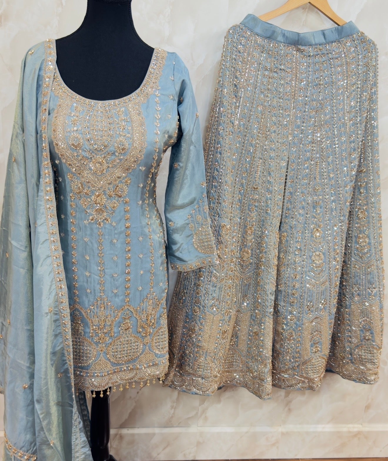 Havy party wear sharara suit