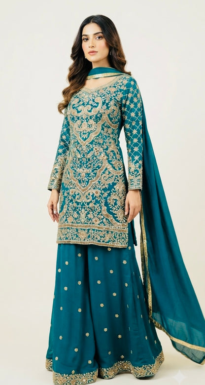 Party wear sharara suit