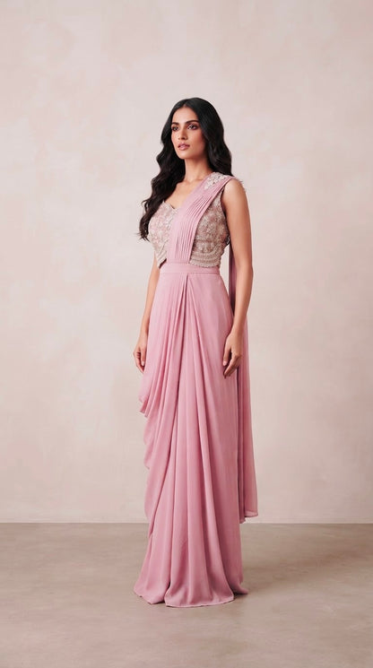 Indo western drape saree SF612