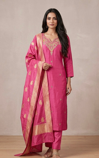 Silk suit