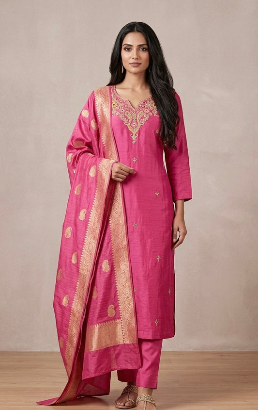 Silk suit