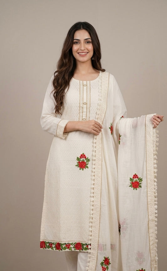 Pure cotton pant suit