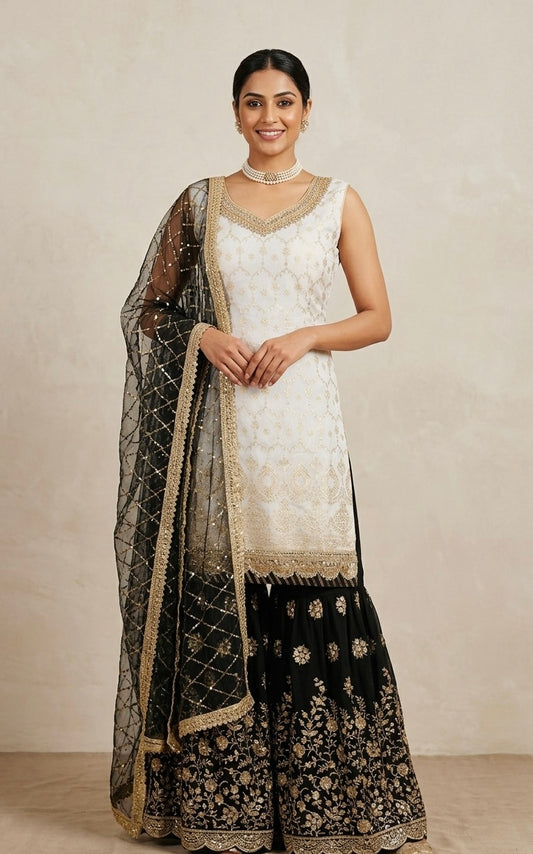 Partywear garara suit