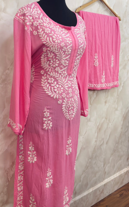 Modal chikankari set