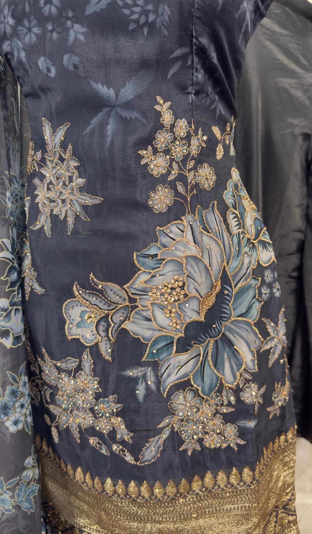 Floral sharara suit