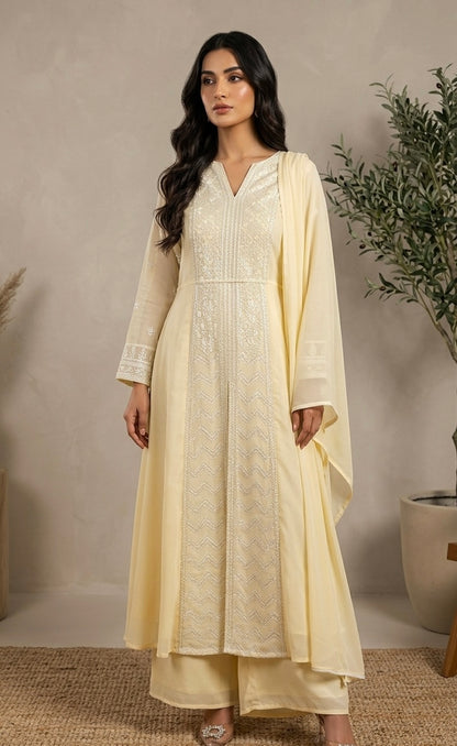 Georgette embroidered suit # 410