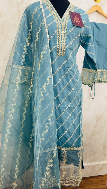 Pure cotton designer suit