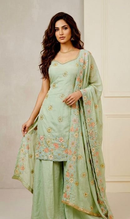 Party wear sharara suit