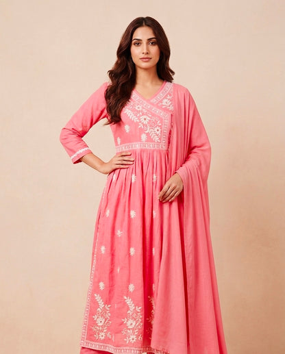 Pure cotton nyra cut suit
