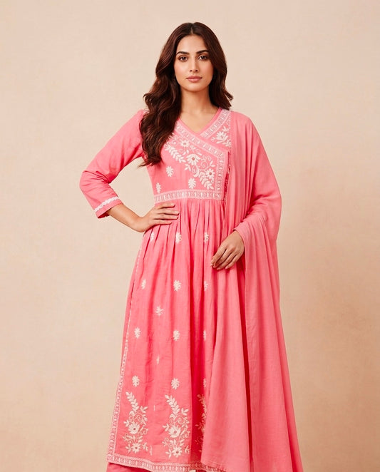 Pure cotton nyra cut suit