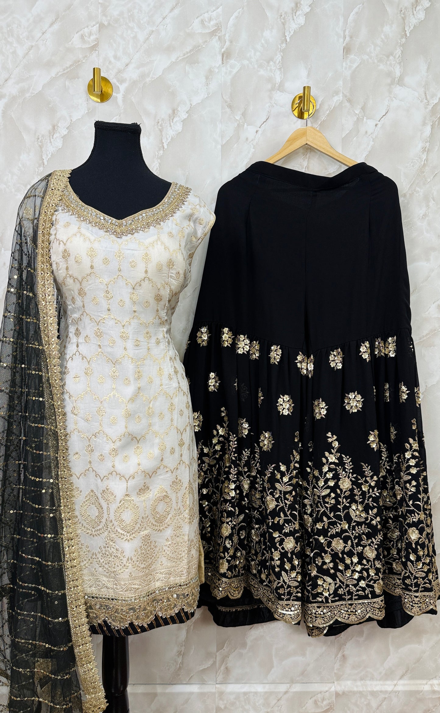 Partywear garara suit