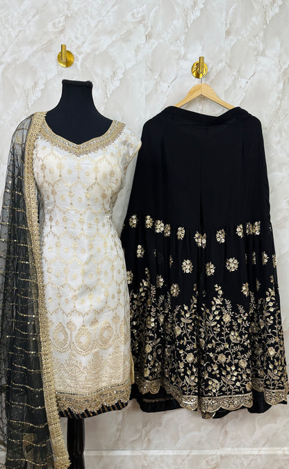 Partywear garara suit