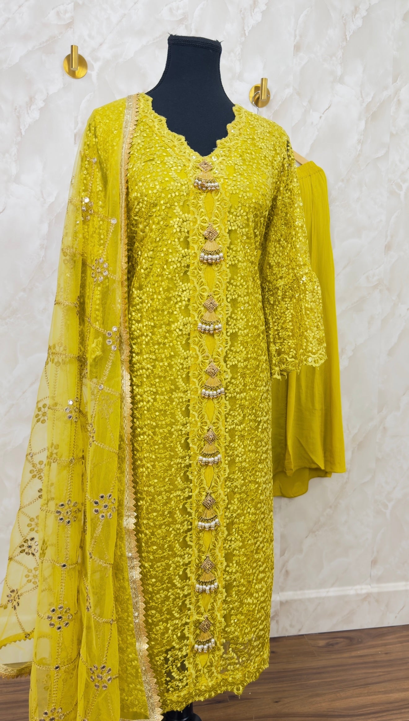 Party wear plazzo suit