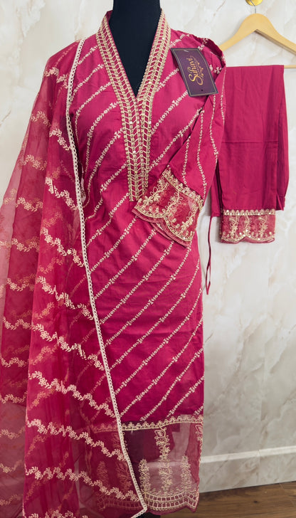 Pure cotton designer suit
