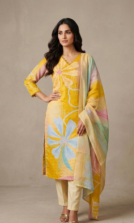 Pure cotton suit