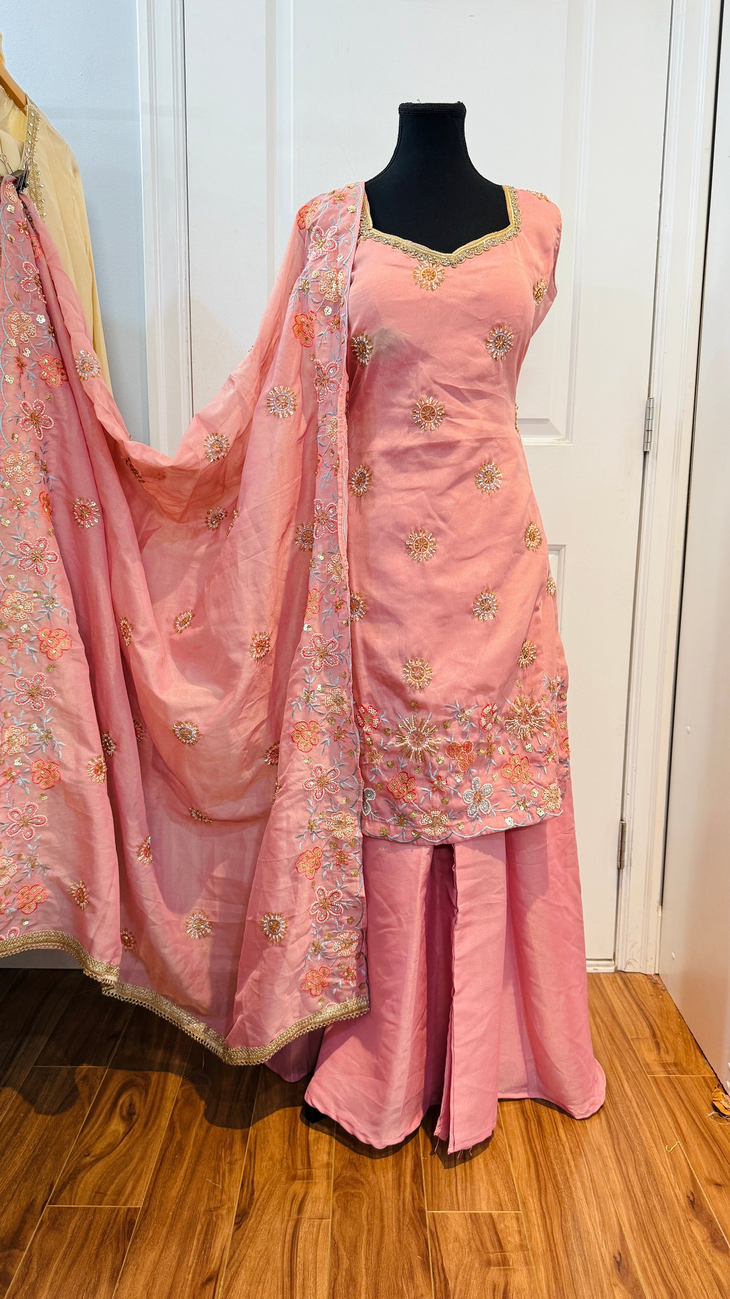 Partywear sharara suit