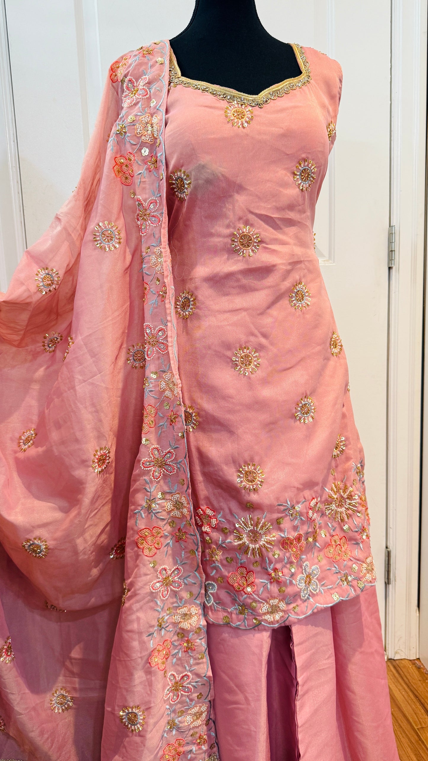 Partywear sharara suit