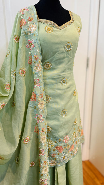 Party wear sharara suit