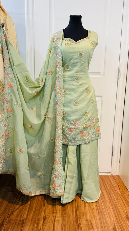 Party wear sharara suit