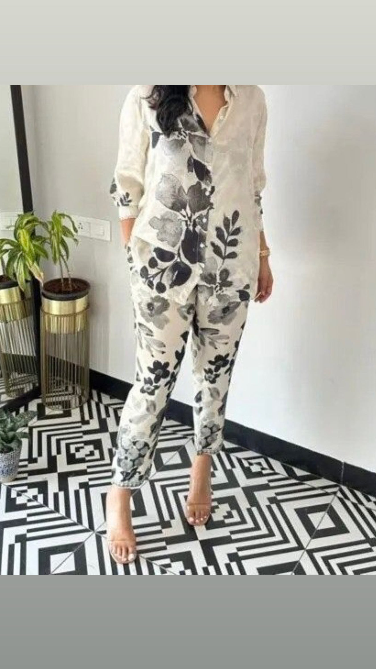 Printed cord set