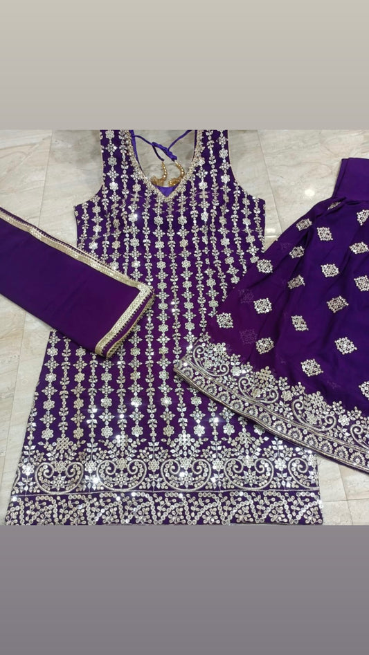 Party wear grara suit